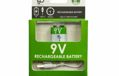 Аккумуляторы 9В, 1,5 В, перезаряжаемые через USB Type-C